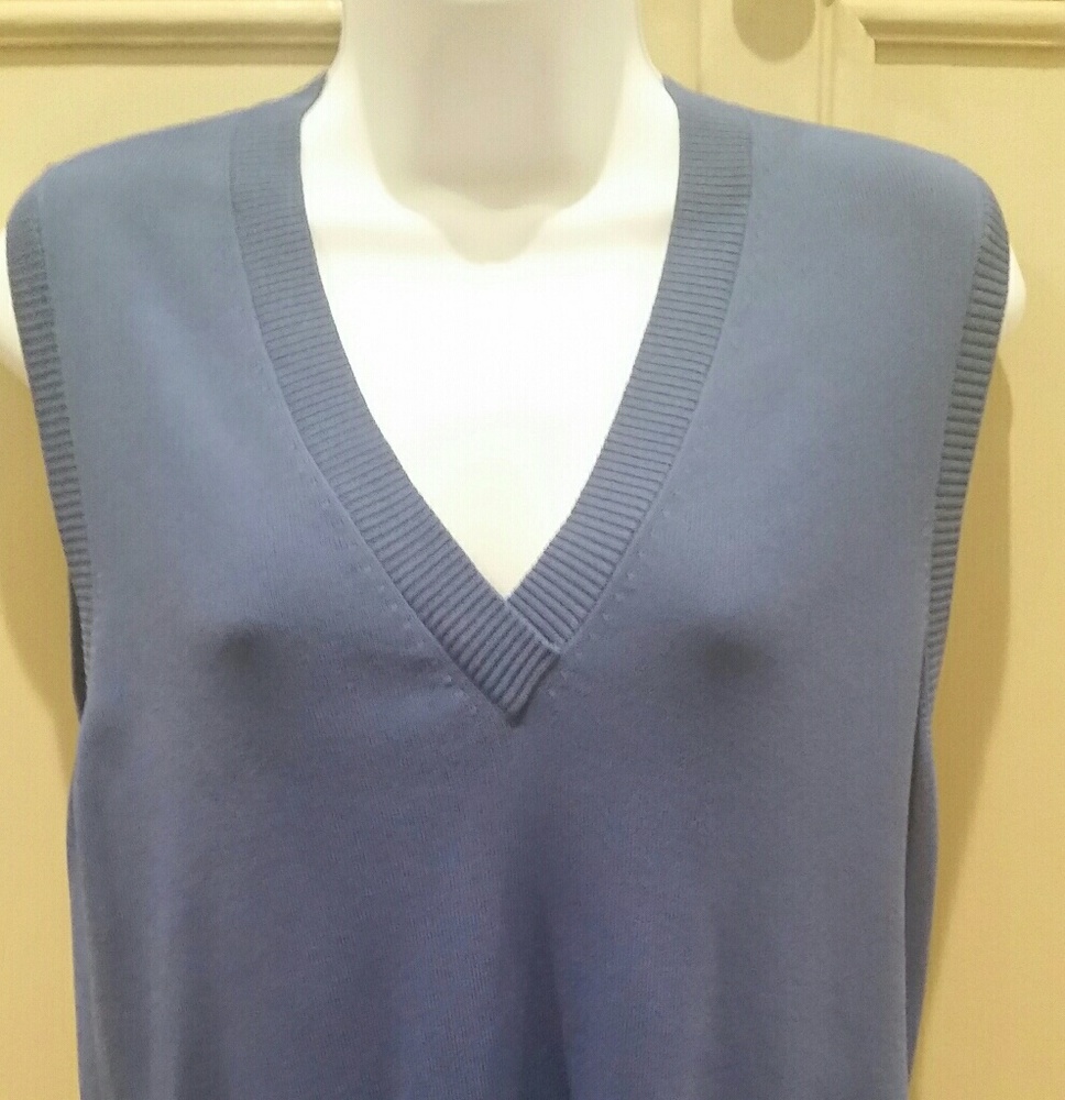 Blue women's vest